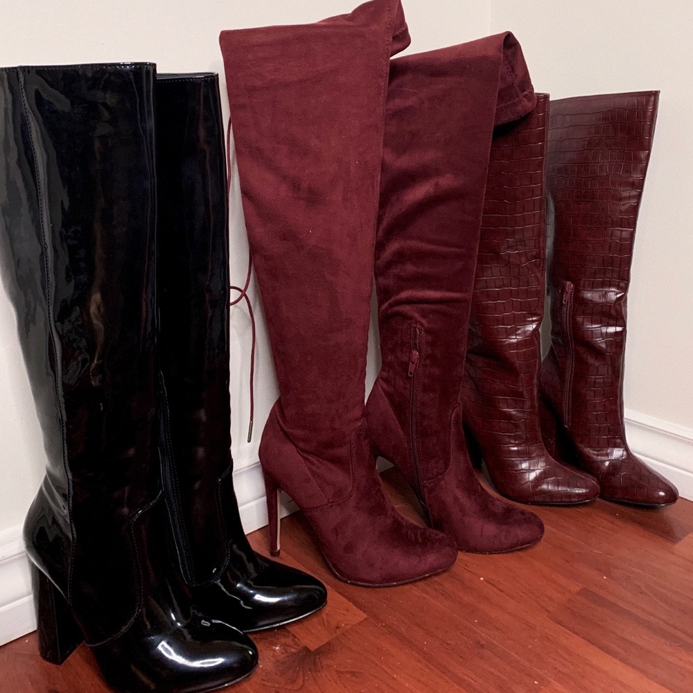 BOOTS ( JUSTFAB/ FASHIONNOVA). - Picture 1 of 6